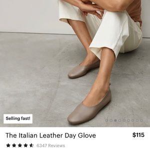 Everlane day glove shoes. Size 7. Mocha color.